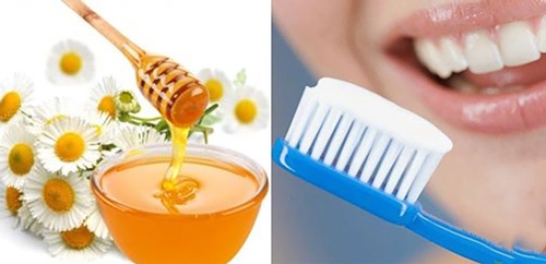 trị mụn với kem đánh răng và mật ong
